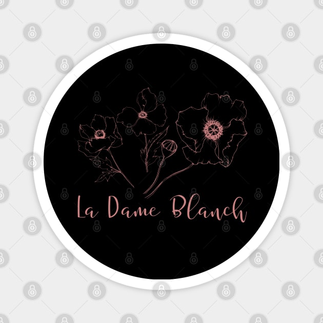 La Dame Blanche The White Witch Magnet by MalibuSun